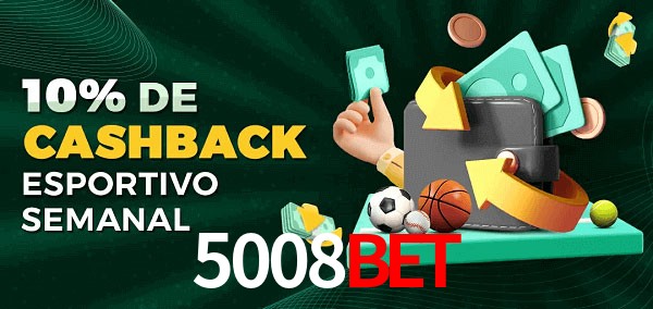 10% de bônus de cashback na 5008Bet